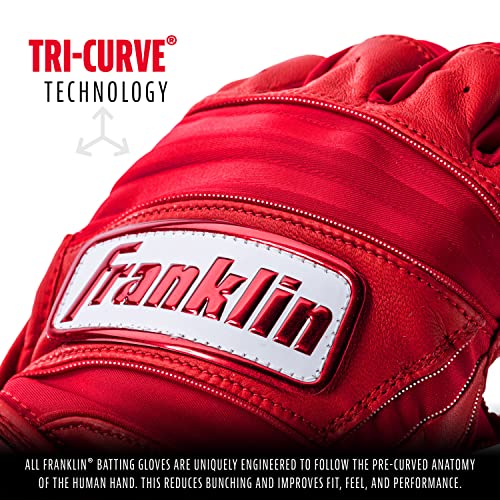 Franklin Sports MLB Baseball Batting Gloves - Natural II, Adult Pair Q744575