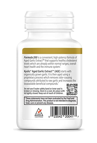 Kyolic Aged Garlic Extract Formula 200, 120 Capsules Y817041
