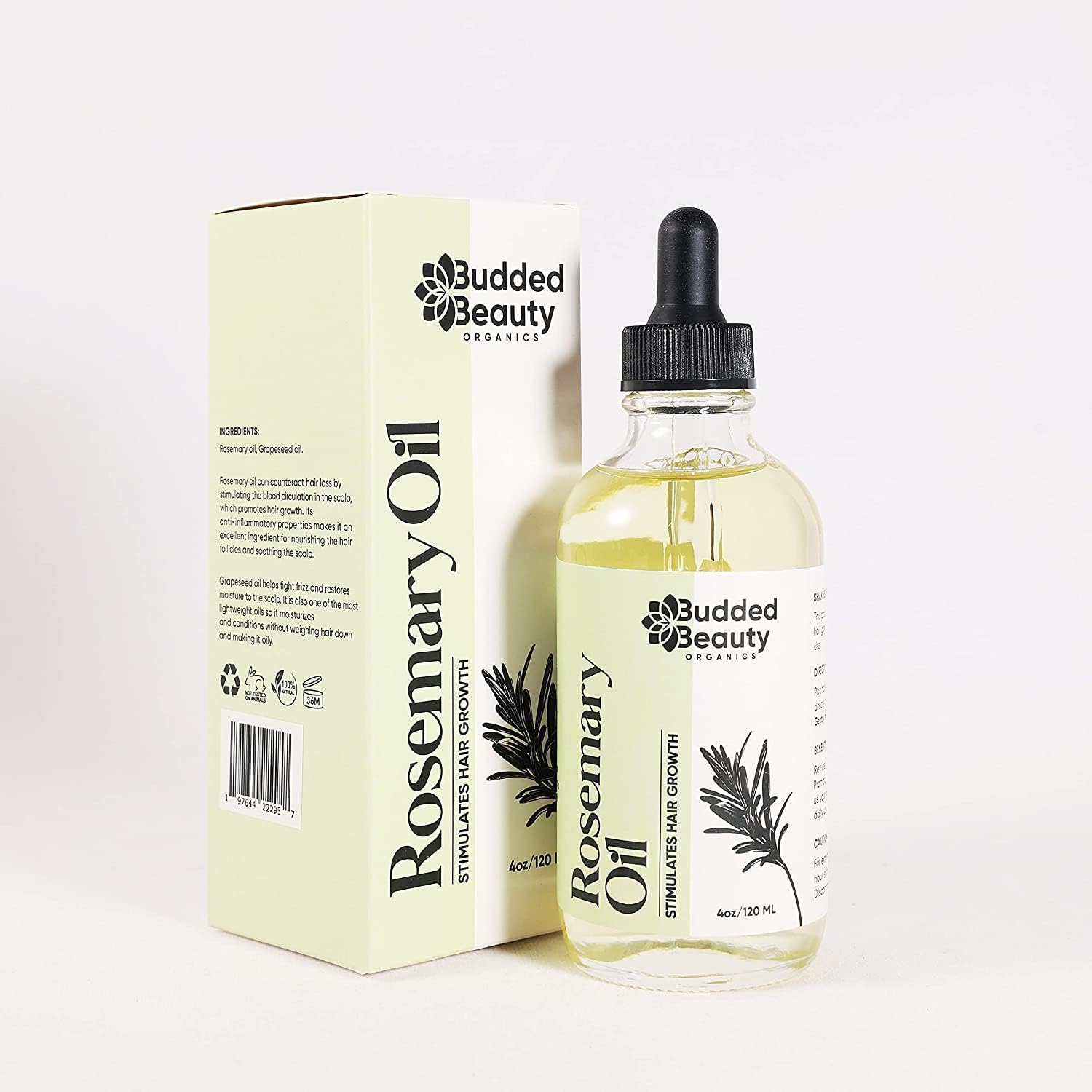 Rosemary Oil for Hair Growth with Dropper D64132