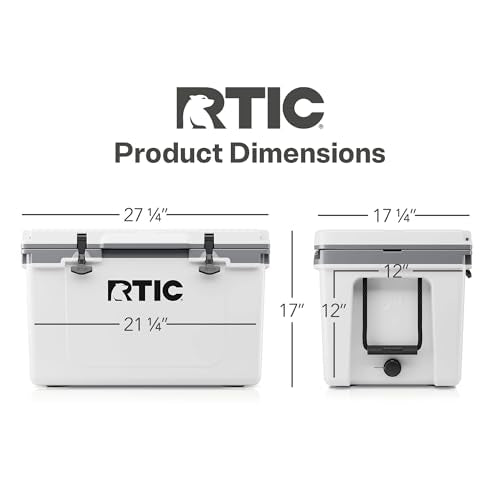RTIC Ultra-Light 52 Quart Hard Cooler Insulated Portable Ice Chest N35132
