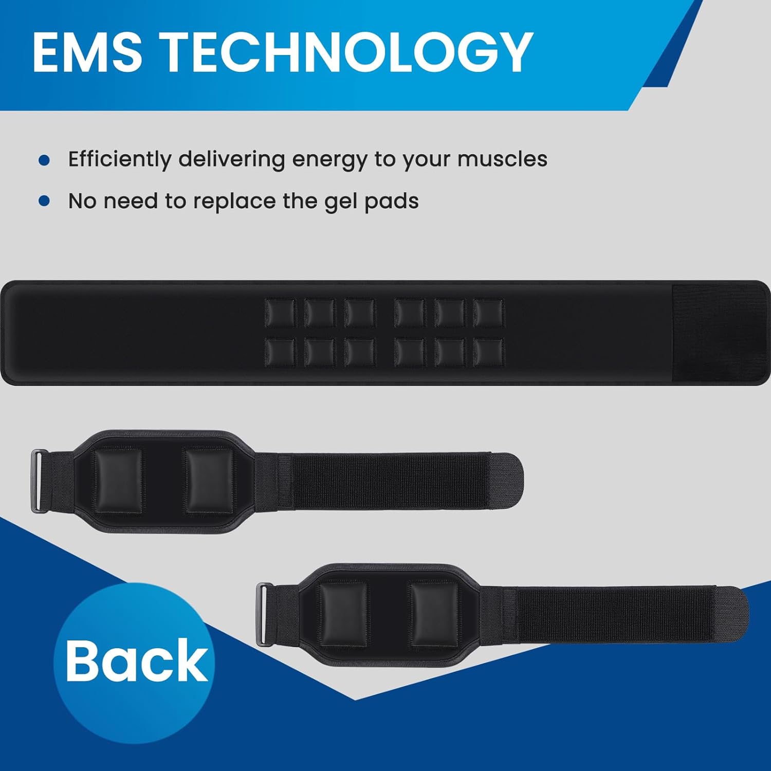 ABS Stimulator Muscle Toner Fitness Training Equipment B2844