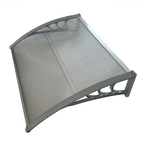 Panana Window Awning Door Canopy 39"x31.5" Polycarbonate Patio Rain Shelter U710132