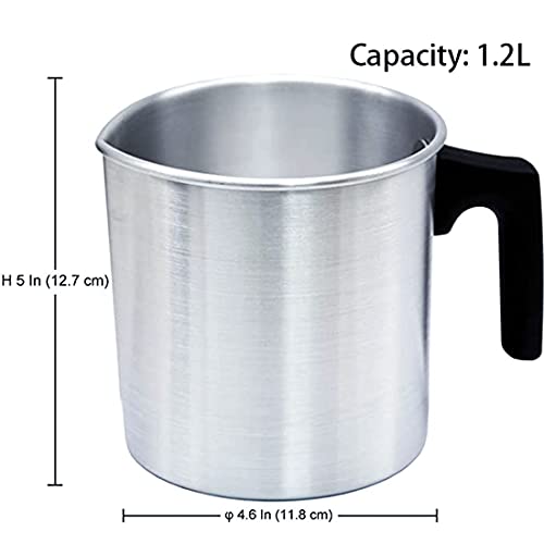 AGLARY Candle Wax Melting Pot, 1.2L Aluminum Pouring Pot R342740