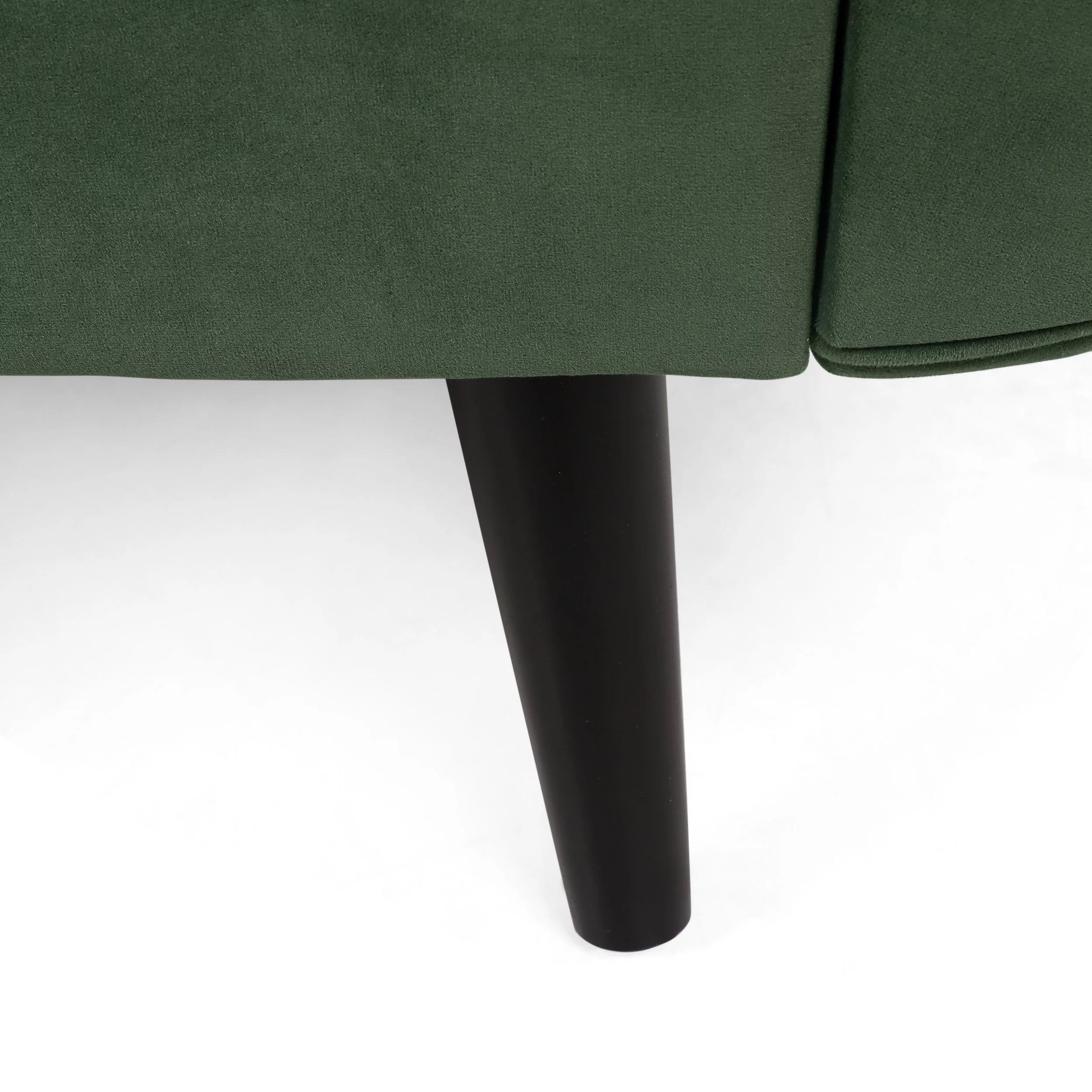 Noble House Xane Indoor Fabric Chaise Lounge with Bolster Pillow, Sage Green L7841
