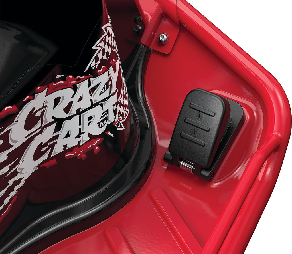 Razor Crazy Cart 24V Electric Drifting Go Kart, Black/Red Q670995