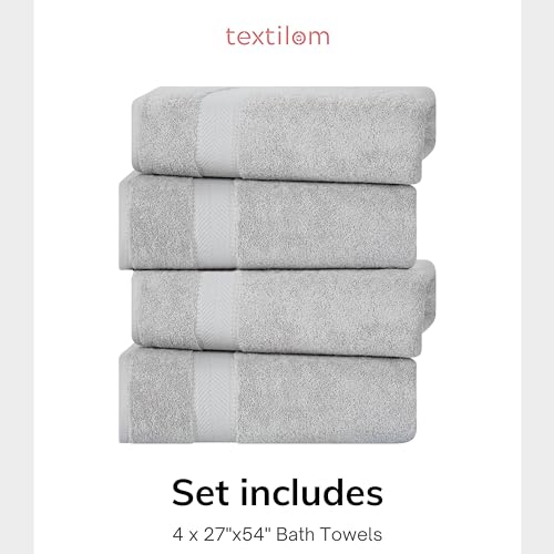 TEXTILOM 6 Pcs Bath Towel Set – 100% Turkish Cotton, Green O77452