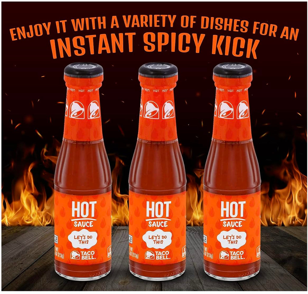 Taco Bell Hot Sauce Bottle 7.5 oz (2-Pack) D162920