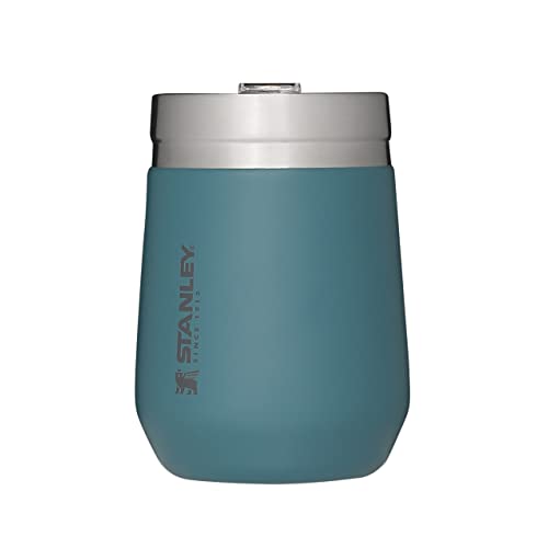 STANLEY Go Everyday Tumbler 0.29L Lagoon - Stainless Steel Tumber for Wine, Cocktails, Coffee, Tea - Keeps cold/hot for hours - BPA-free - Dishwasher Safe