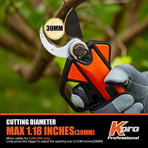 Kebtek Electric Pruning Shear Cordless Heavy Duty Branch Cutter 30mm KT930 G6826
