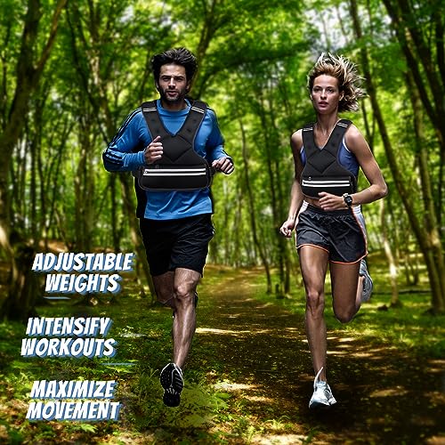 JoyPlus Adjustable Weight Vest for Running and Strength Training V7523