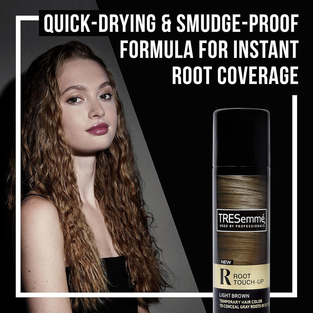 TRESemmé Root Touch-Up Light Brown Temporary Hair Color Spray, 2.5 oz (Pack of 2) I69919