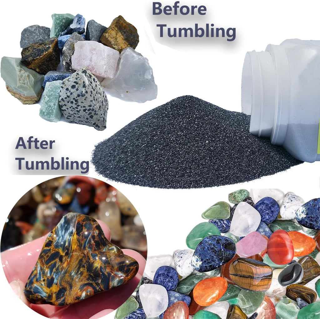 7 LBS Rock Tumbler Grit Refill Kit with Plastic Pellets E40368