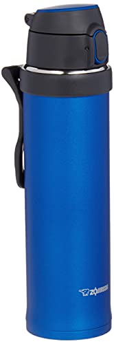 Zojirushi SM-QHE60AK, Flip-and-Go Stainless Mug, 20-Ounce, Cobalt Blue, 1 Count (Pack of 1)