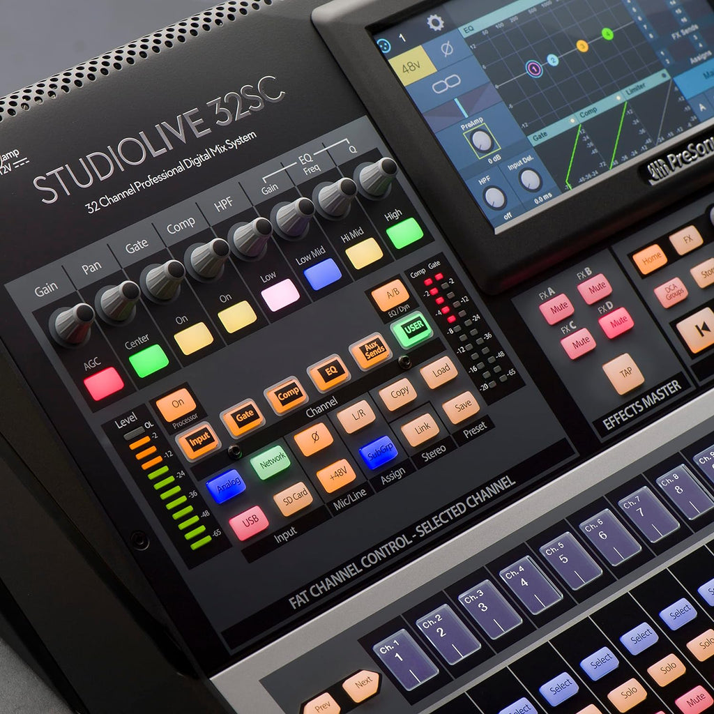 PreSonus StudioLive 32SC Compact 32-channel Digital Mixer with AVB Networking B37487