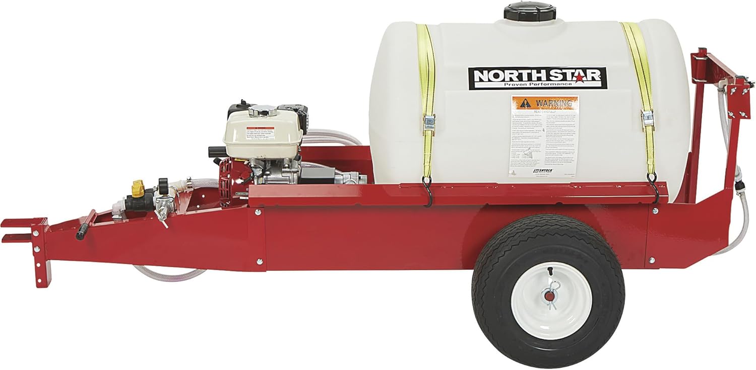 NorthStar Tow-Behind Trailer Sprayer 55-Gallon 7 GPM Honda GX160 A712516