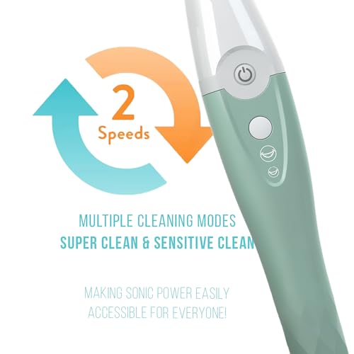 Tao Clean UV Sanitizing Sonic Toothbrush and Cleaning Station, Seaglass Green X1537
