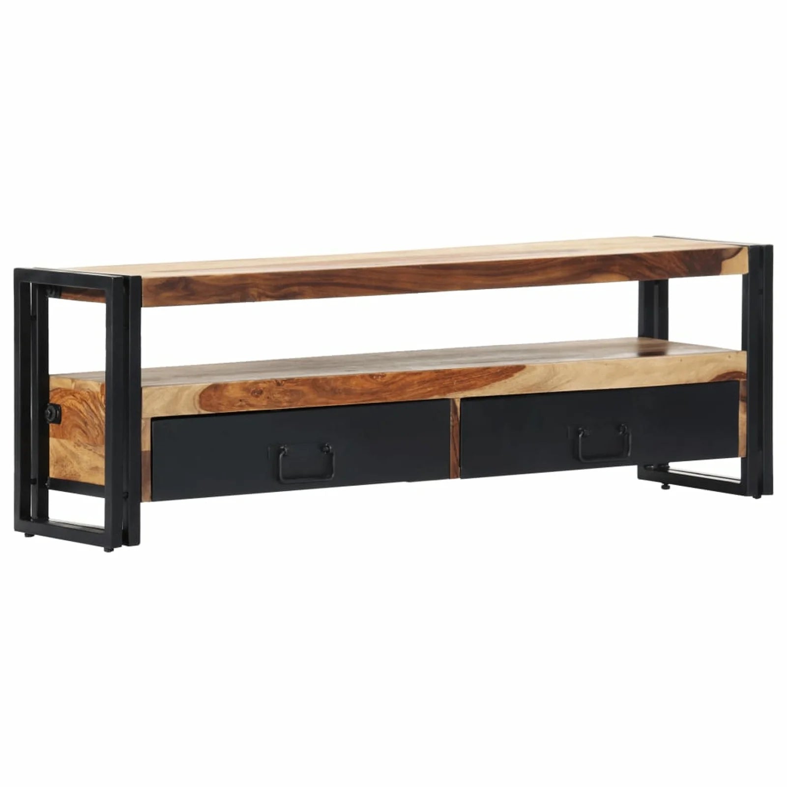 Carevas TV Cabinet 47.2"x11.8"x15.7" Solid Sheesham Wood