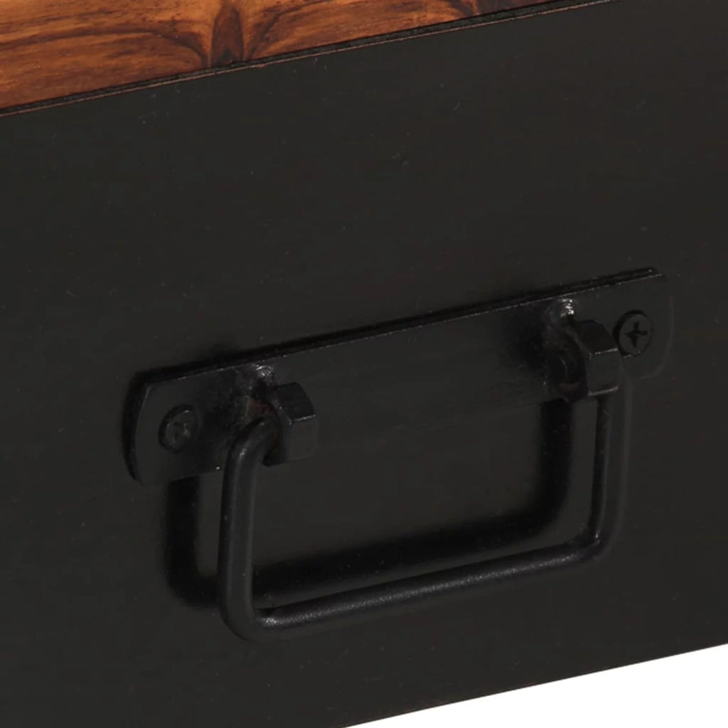 Carevas TV Cabinet Solid Sheesham Wood B46201