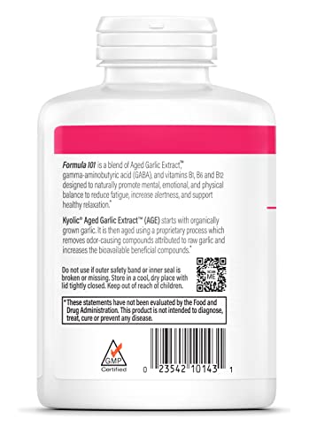 Kyolic Aged Garlic Extract Formula 101, 200 Capsules G115505