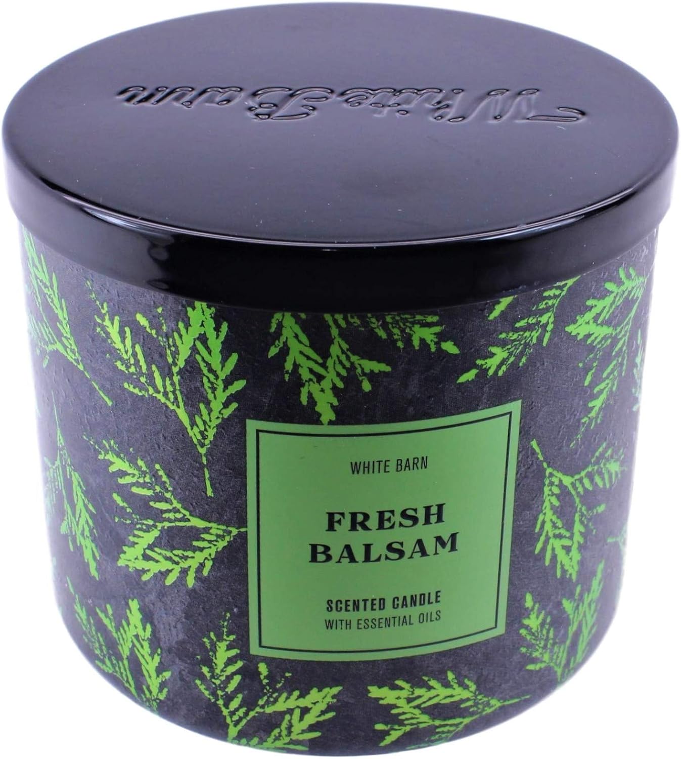 White Barn Bath & Body Works Fresh Balsam 3 Wick Candle 14.5oz Z459