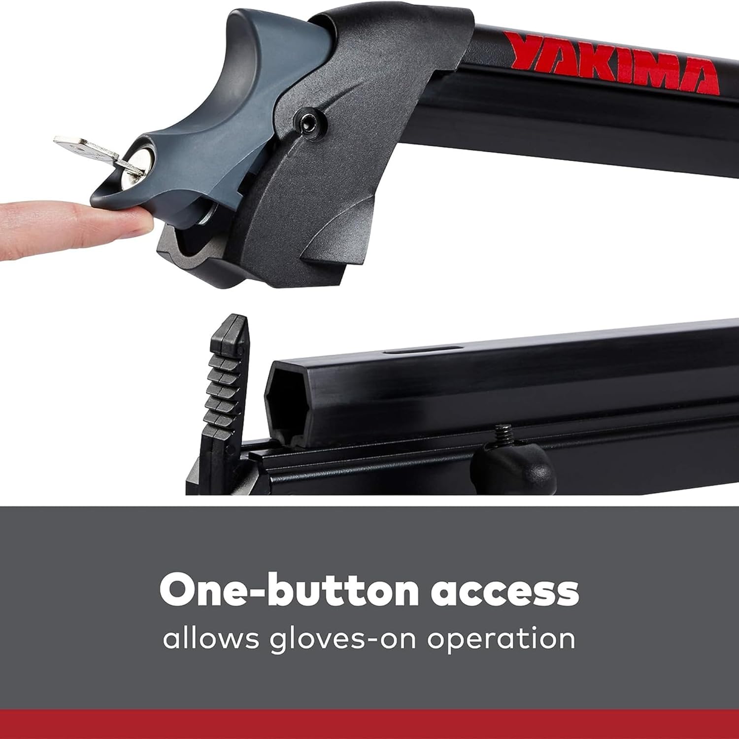 YAKIMA PowderHound 6 Ski & Snowboard Mount for Roof Racks, Black H91741