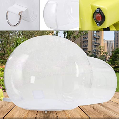 Inflatable Bubble Tent 6.6ft Outdoor Clear Dome Camping Cabin with Air Blower M529819