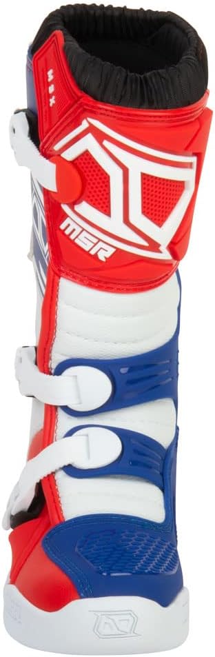 MSR Youth M3X Motocross Boots Red/White/Blue Y78250