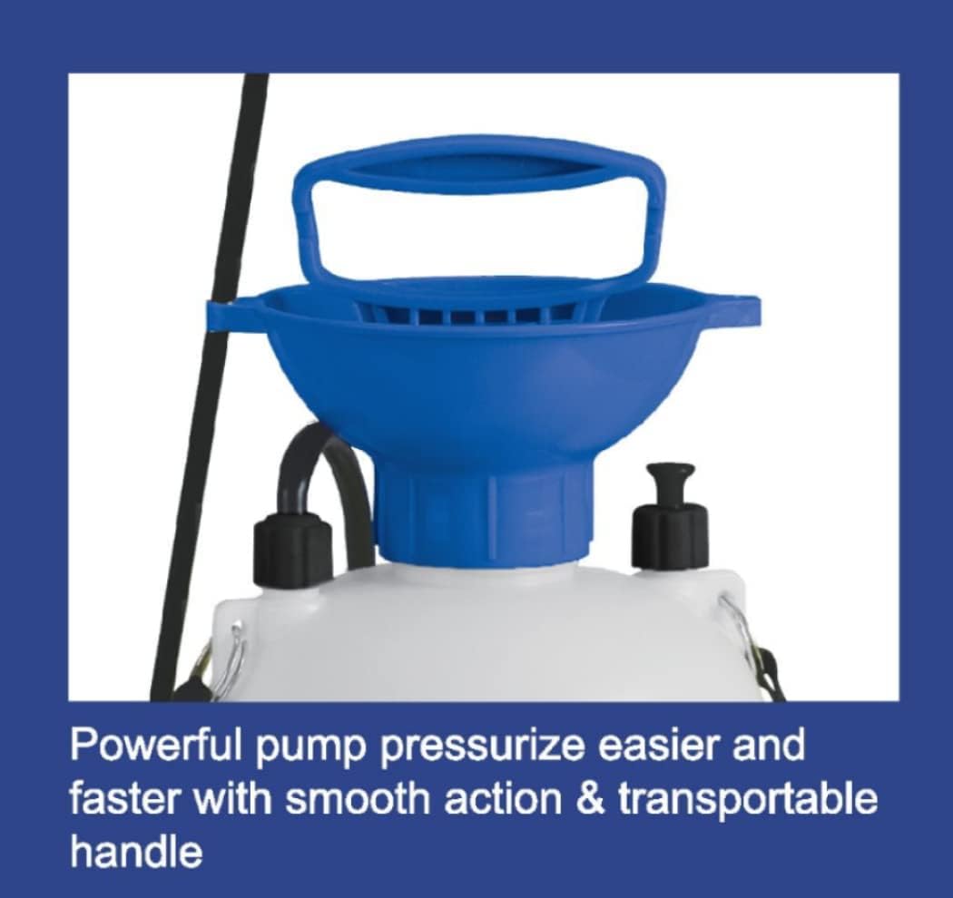 BRUFER 72022 Pump Sprayer 1.1 Gallon for Lawn and Garden R280