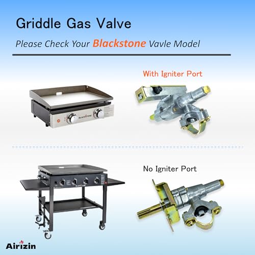 Blackstone Griddle Burner Control Valve with Igniter Port, 2-Pack Y3561