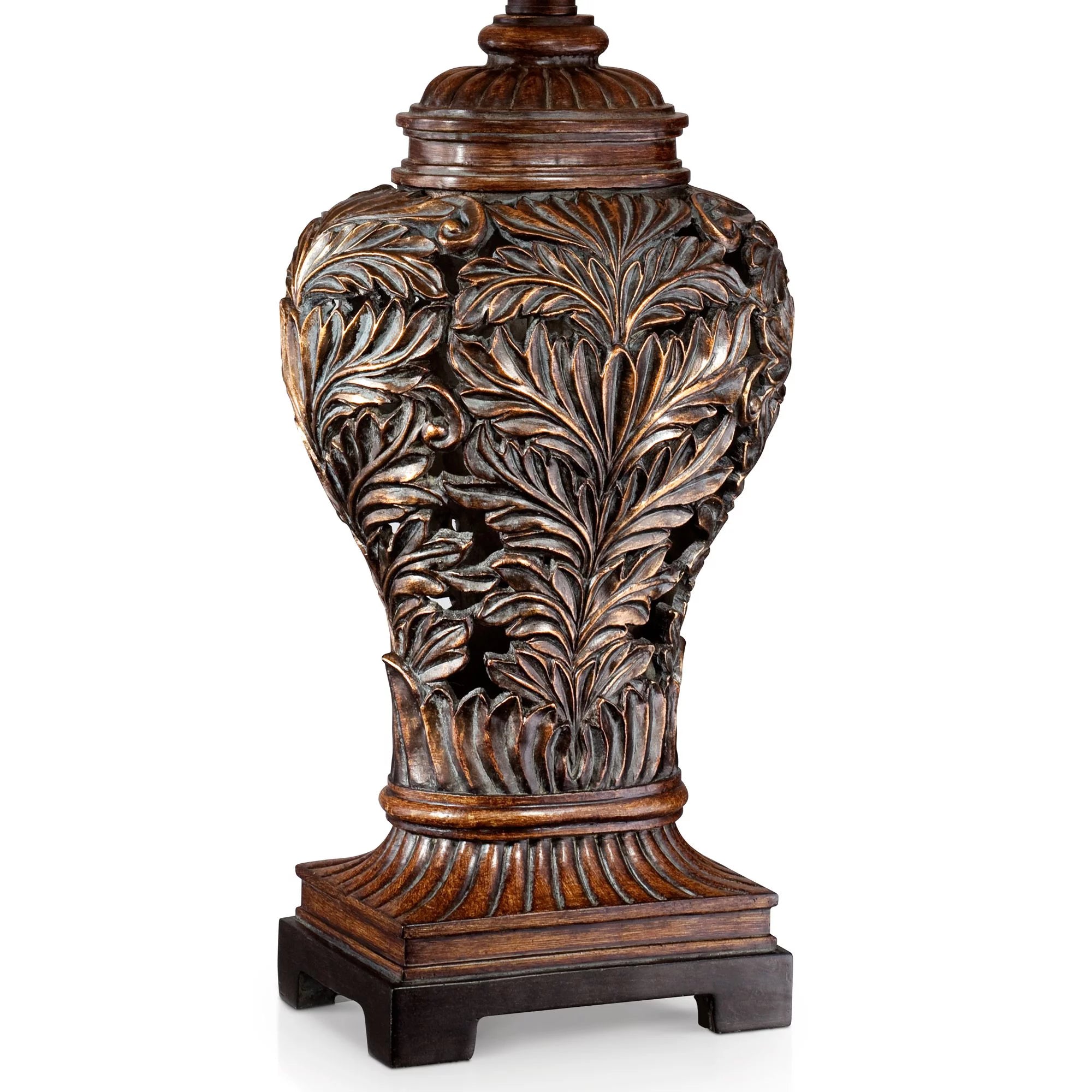 Barnes and Ivy Traditional Table Lamps 32.5" Set of 2 Bronze W123