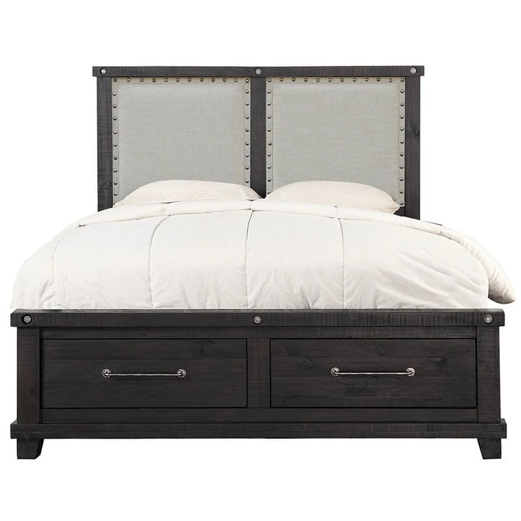Modus Yosemite Upholstered California King Storage Bed, Cafe X103949
