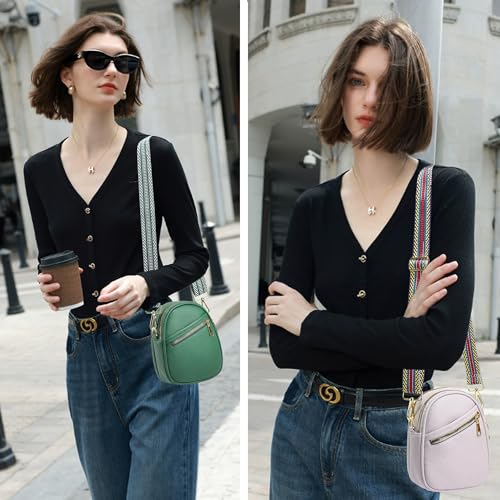 Women Small Crossbody Purse with 2 Bag Straps Q87340