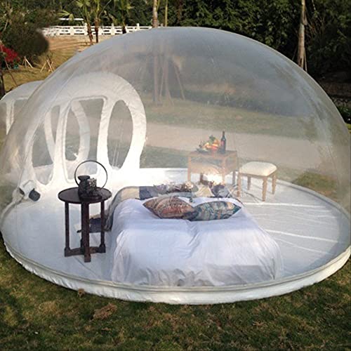 4M/13ft Inflatable Bubble Tent Clear 2M Tunnel Dome for Camping Backyard L29531