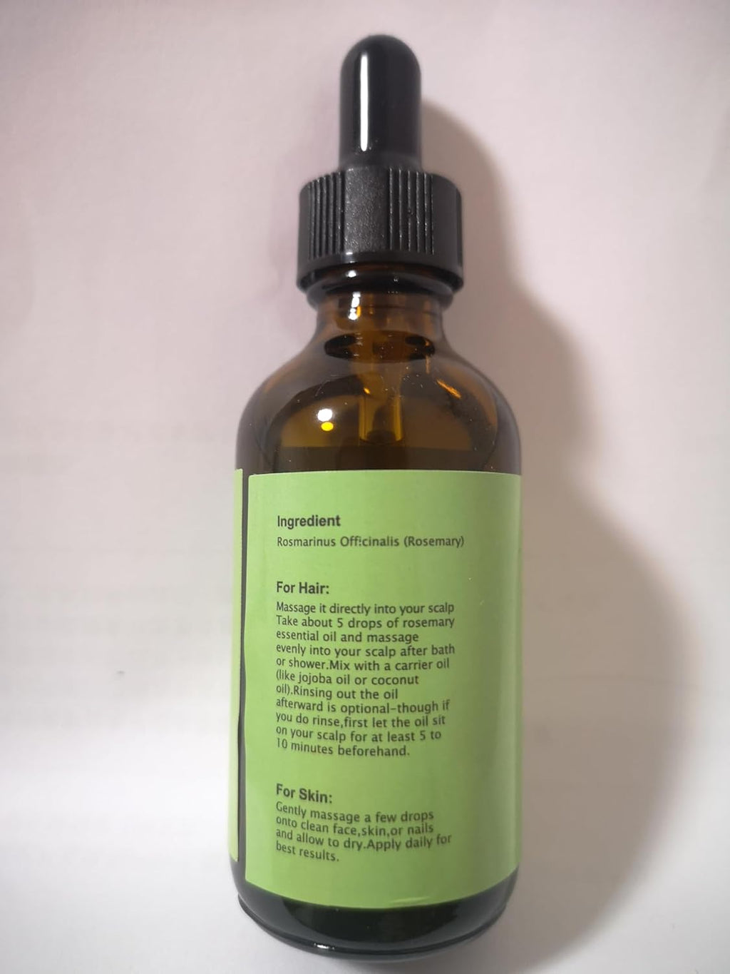 Rosemary Essential Oil for Hair Growth, Pure Organic for Scalp & Eyebrow T960766