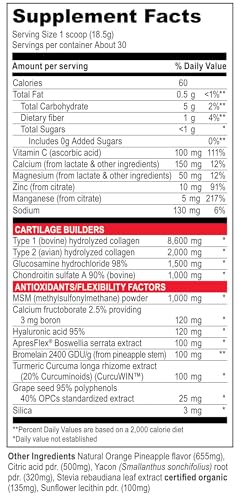 Joint Vibrance Comprehensive Joint & Cartilage Support, 30 Servings O127946
