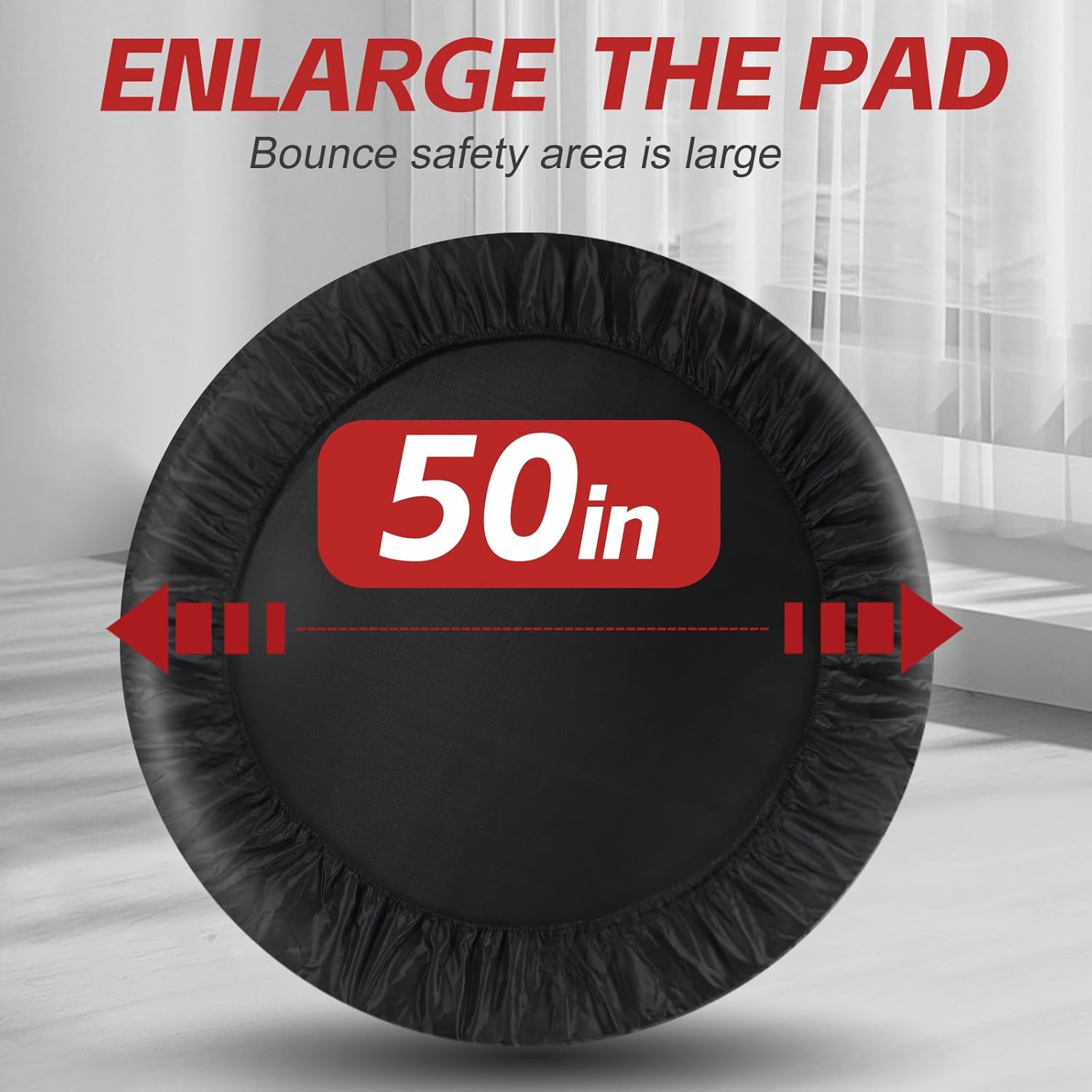 Foldable Mini Exercise Trampoline for Adults, 40/50 Inch X2764