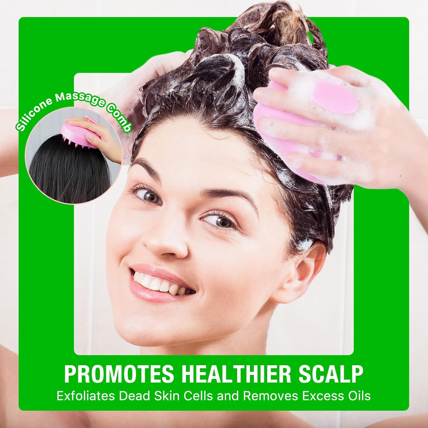 Organic Rosemary Oil for Hair Growth with Scalp Massager, 4.04 Fl Oz R6381