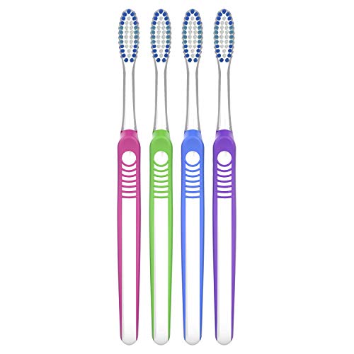Oral-B Indicator Contour Clean Toothbrushes, Medium, 4 Count J191
