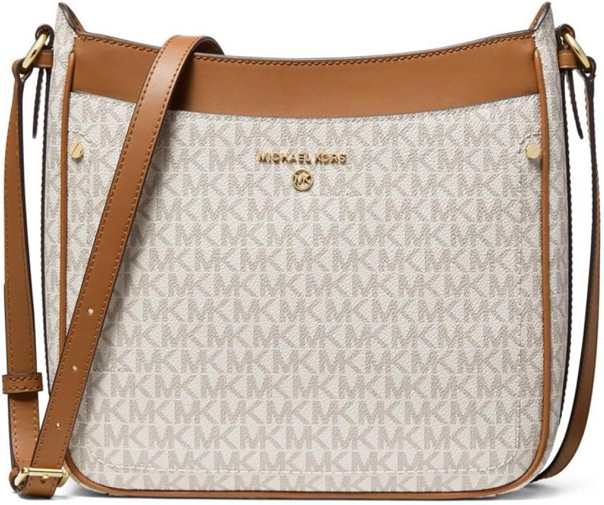 Michael Kors Jet Set Charm Large North/South Top Zip Crossbody Brown/Acorn One Size