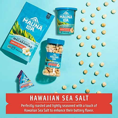 Mauna Loa Roasted Macadamia Nuts, Hawaiian Sea Salt, 6 Oz Jar L686