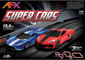 AFX/Racemasters Super Cars Set15ft TrackMega G+ ChassisTri-Pack AFX22032 HO Slot Racing Sets