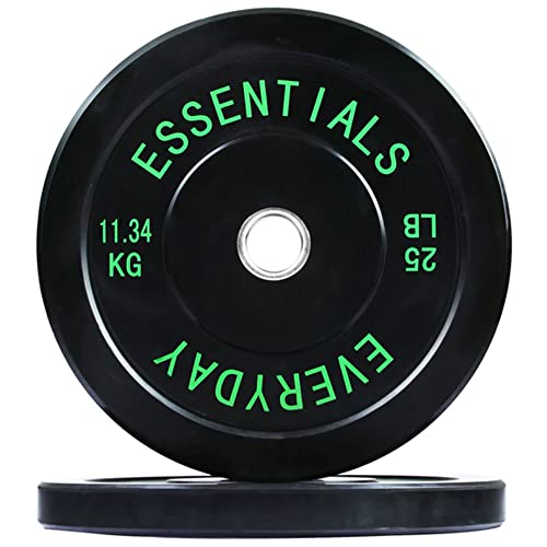 BalanceFrom Color Coded Olympic Bumper Plate with Steel Hub I7523