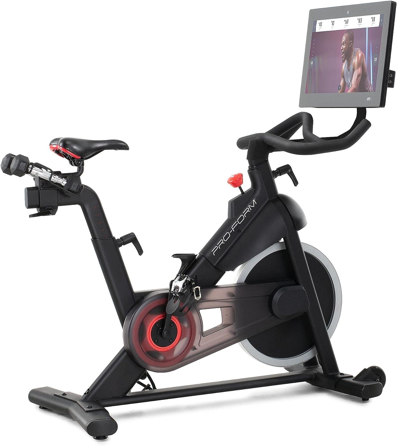 Proform Studio 22 Pro Exercise Bike with 22" HD Touchscreen and 24 Resistance Levels - Black J1539