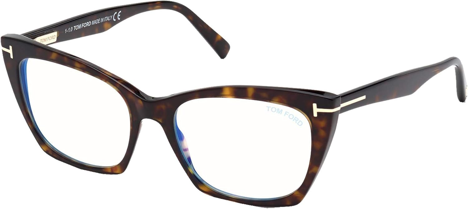 Tom Ford FT 5709-B BLUE BLOCK Dark Havana 54/17/140 women Eyewear Frame