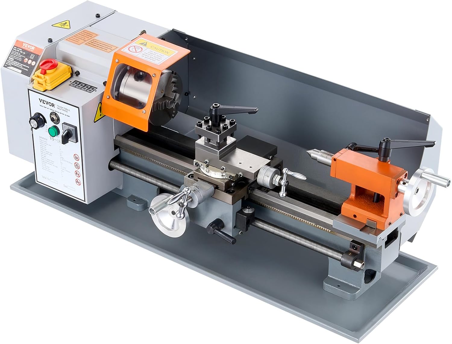 VEVOR Metal Lathe Machine 7 x 13.78 Precision Benchtop Power Lathe S506230