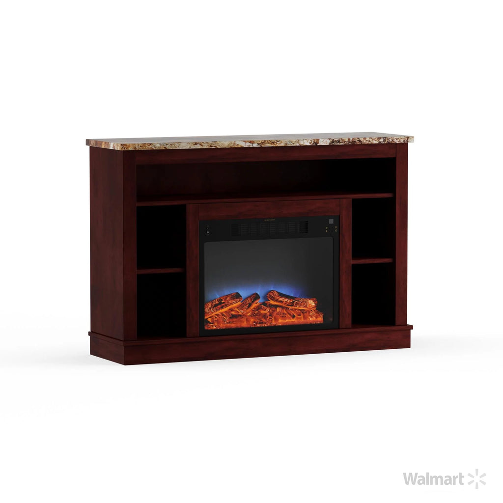 Cambridge Seville 47" Freestanding Electric Fireplace with Remote, Mahogany Mantel P837
