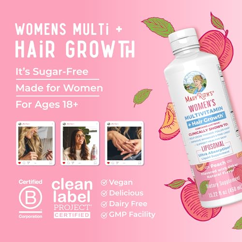 MaryRuth Organics Women's Multivitamin with Biotin, 15.22 Fl Oz F926