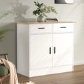 Cozy Castle Kitchen Buffet Storage Cabinet with Doors, Drawers and Flexible Shelf, Buffet Table Sideboard for Kitchen, Entryway, Dining Room