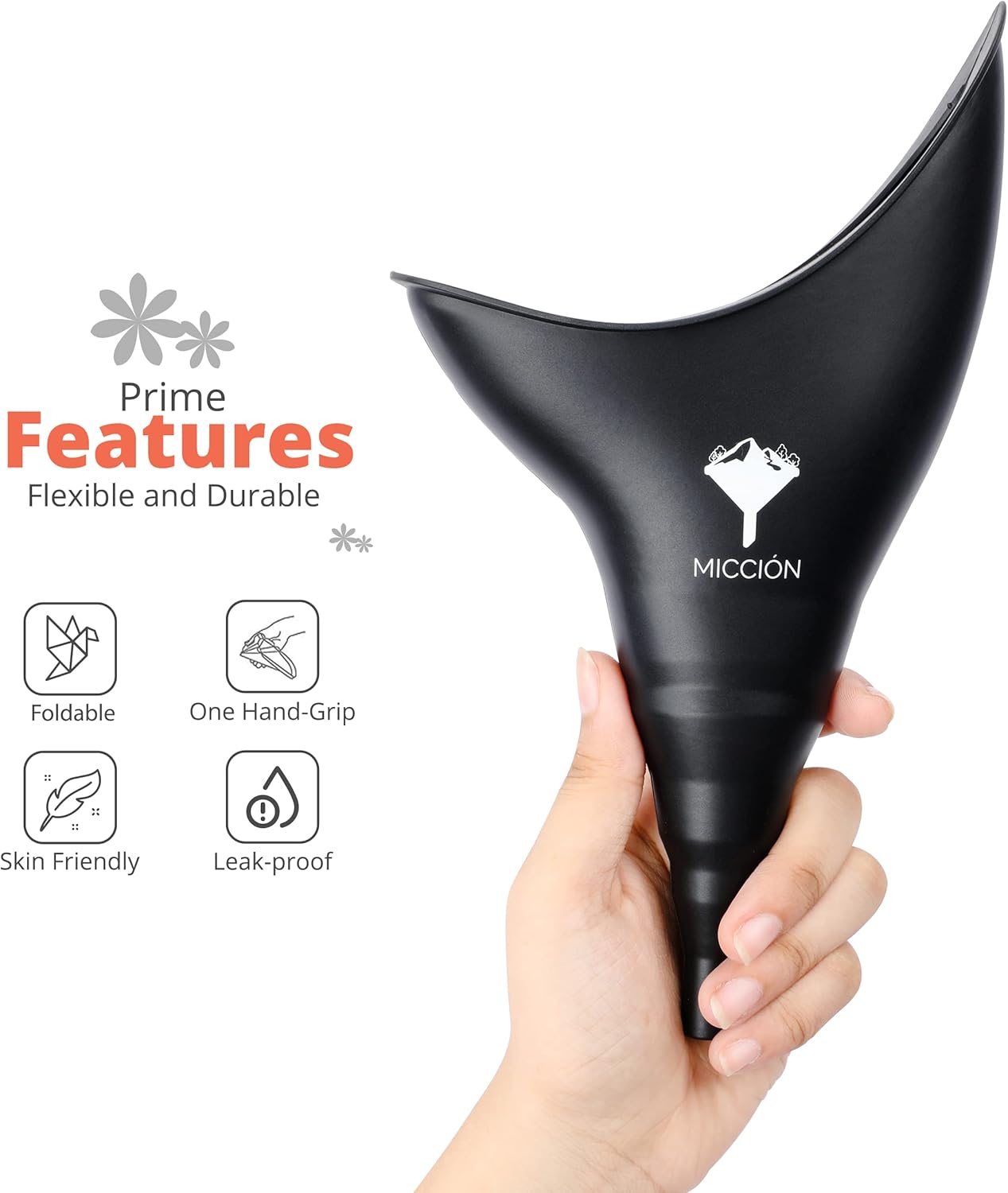 Female Urinal - Leakproof Portable Pee Cup for Women - Reusable, Camping & Post Surgery C117941