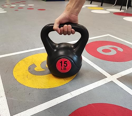 Signature Fitness Wide Grip Kettlebell Weight Set, 3 or 4 Piece X91375